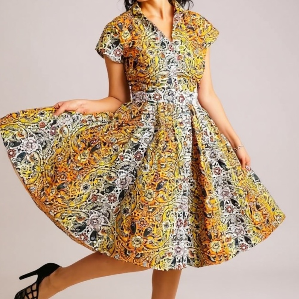 Bernie Dexter Kelly Dress in Witches Brew Small